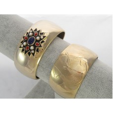 Винтажные золотистые cuff браслеты на выбор