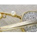 Винтажная брошь «Скрипка» от Swarovski