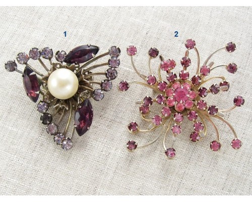 Винтажные броши на выбор, одна – Beau Jewels