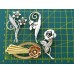 Винтажные броши на выбор – Van Dell Sterling, Beau Sterling, Lang Sterling и Iskin