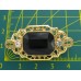 Винтажная брошь с черной вставкой от 1928 Jewelry Company