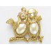 Винтажная брошь «Птички на ветке» от 1928 Jewelry Company