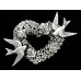 Винтажная брошь «Сердце» от Jonette Jewelry (JJ)