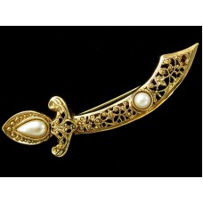 Винтажная брошь «Сабля» от 1928 Jewelry Company