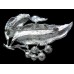 Винтажная брошь «Silvery Splendor» от Sarah Coventry