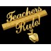 Винтажная брошь «Teachers rule» от Jonette Jewelry (JJ)
