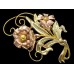 Винтажная брошь «Букет» Sterling 1/20 12K GF
