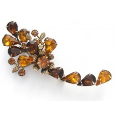 Винтажная брошь «Цветочная ветвь» от Beau Jewels