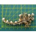 Винтажная брошь «Цветочная ветвь» от Beau Jewels