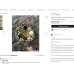 Винтажная брошь с топазовыми кристаллами от Weiss
