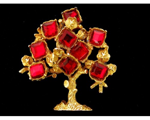 Винтажная брошь «Tree of Life»