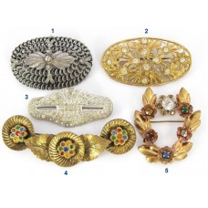 Винтажные броши в стиле Art Deco и Retro на выбор