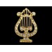 Винтажная брошь «Лира» от 1928 Jewelry Company
