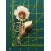 Винтажная брошь «Роза ivory» 1/20 12K Gold Filled