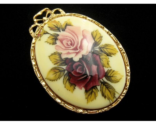 Винтажная брошь «Розы» от 1928 Jewelry Company