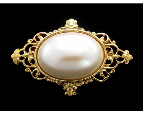 Винтажная жемчужная брошь от 1928 Jewelry Company
