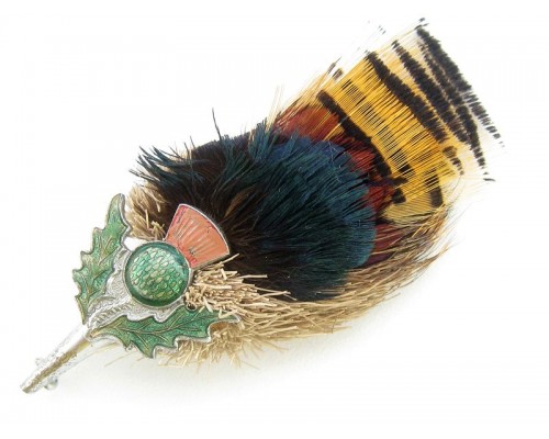 Винтажная брошь «Scottish Plume»