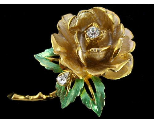 Винтажная брошь «England’s Rose» от Graziano