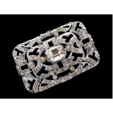 Вінтажна брошка у стилі Art Deco Czechoslovakia