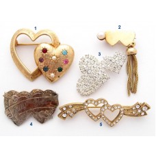 Вінтажні брошки на вибір, дві марковані – Emmons і 1928 Jewelry Company
