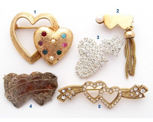 Вінтажні брошки на вибір, дві марковані – Emmons і 1928 Jewelry Company