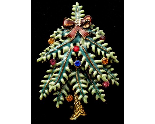 Вінтажна collectible брошка «Christmas Tree» від Avon