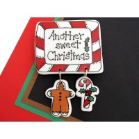 Вінтажна брошка «Another sweet Christmas»