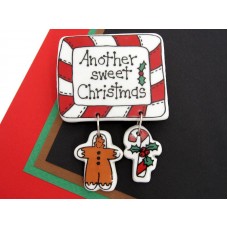 Вінтажна брошка «Another sweet Christmas»