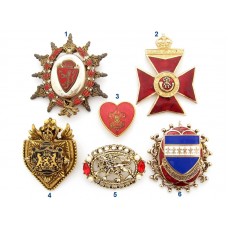 Вінтажні брошки на вибір, одна маркована – Agnew + немаркована Accessocraft