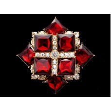 Вінтажна collectible брошка «Scarlet» від Avon