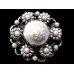 Вінтажна брошка «Baroque Pearl»