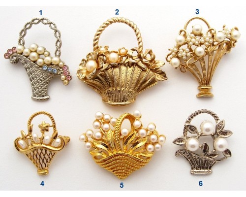 Вінтажні брошки на вибір, одна маркована – 1928 Jewelry Company