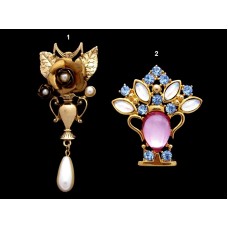 Вінтажні брошки на вибір, обидві марковані – 1928 Jewelry Company и LIA