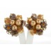 Винтажные клипсы на выбор, одни маркированы – Judy Lee + немаркированные Beau Jewels